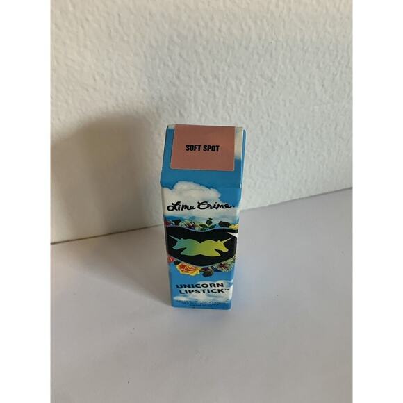 Lime Crime Unicorn Lipstick Soft Spot NEW **DISCONTINUED** NIB Rare Pinky Nude - Picture 3 of 4
